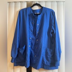Royal Blue Grey’s Anatomy Scrub Jacket- XL